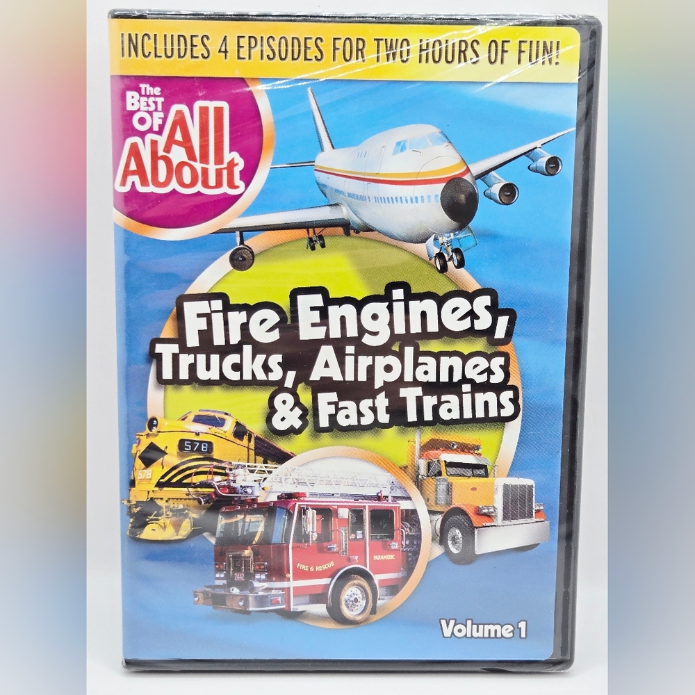 The Best of All About: Fire Engines, Trucks, Airplanes and Fast Trains